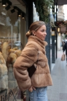 Chaqueta Iliana - 36, Marrón Claro, 60 cm