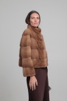 Chaqueta Iliana - 36, Marrón Claro, 60 cm