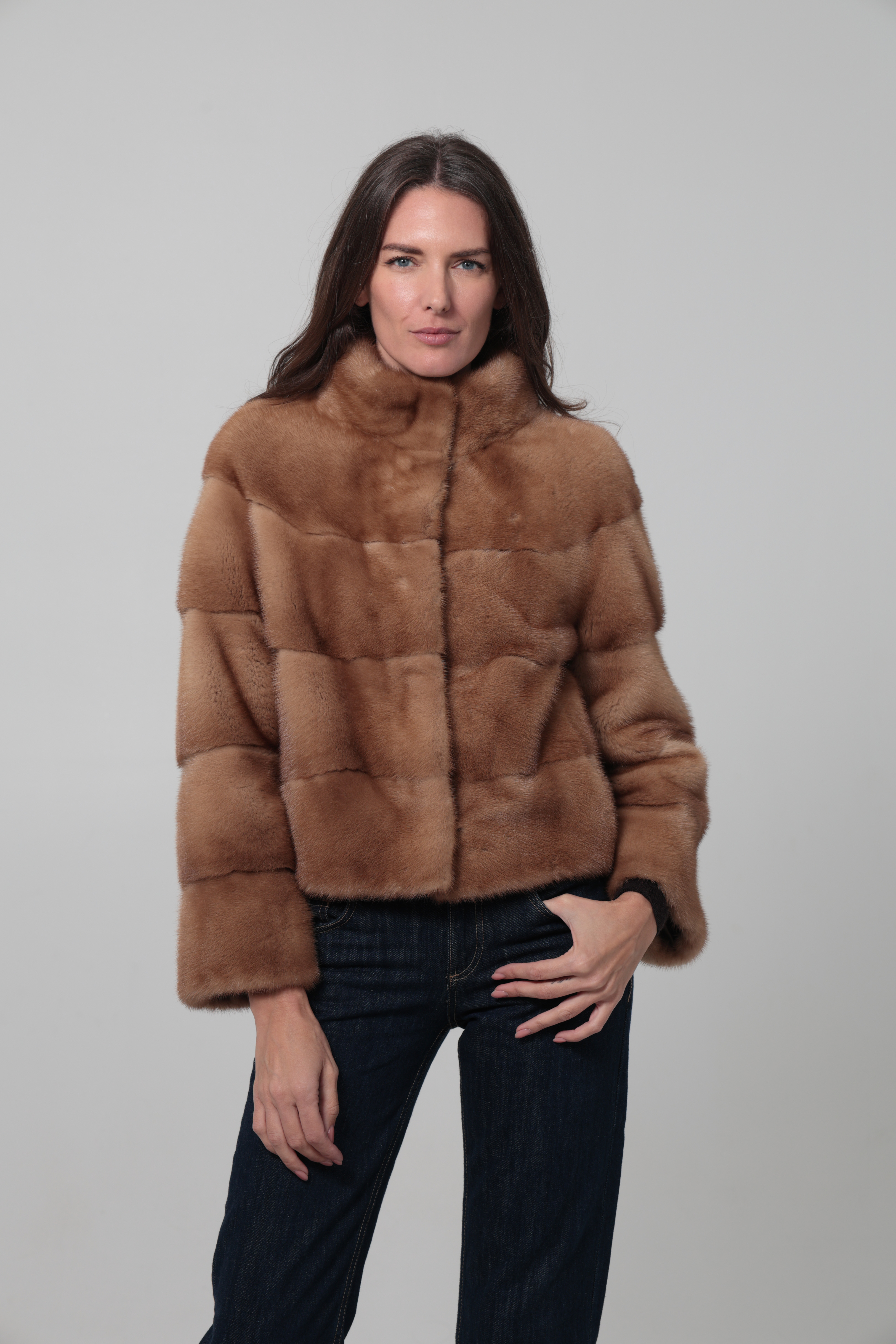 Veste Iliana - 36, Marron clair, 50 cm