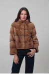 Chaqueta Iliana - 36, Marrón Claro, 60 cm