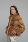 Chaqueta Natasha_copiar - 36, Marrón Claro, 60 cm