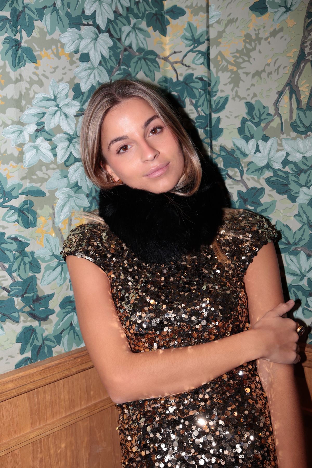 Cuello Palmira - Negro, Talla única