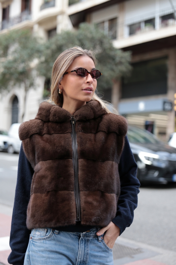 Chaqueta Natasha_copiar_copiar - 38, Marrón Claro