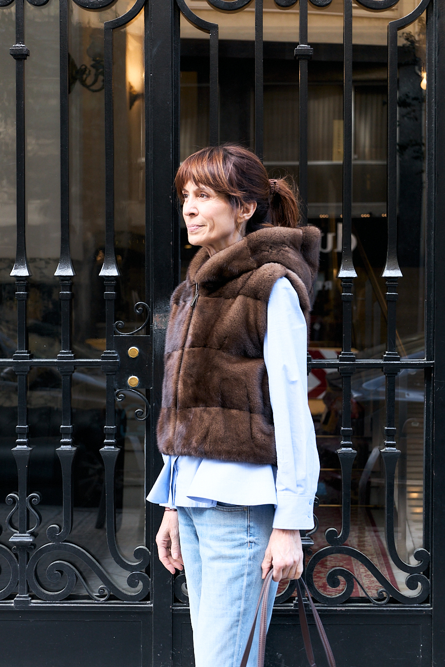 Vest Sabrina - 40, Dark brown