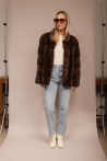 Chaqueta Sam - 38, Marrón oscuro