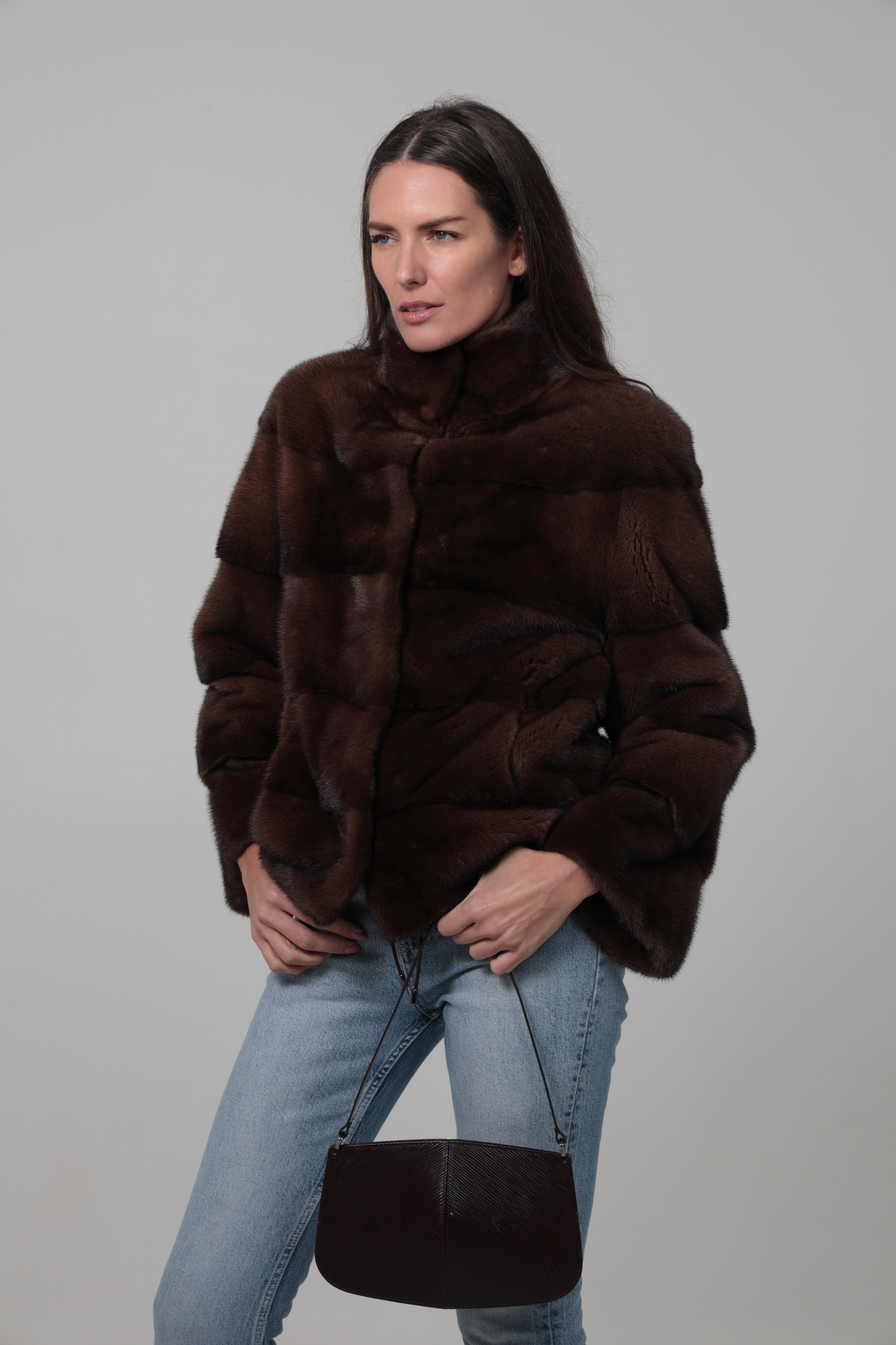 Chaqueta Samira_copiar - Marrón oscuro, 46