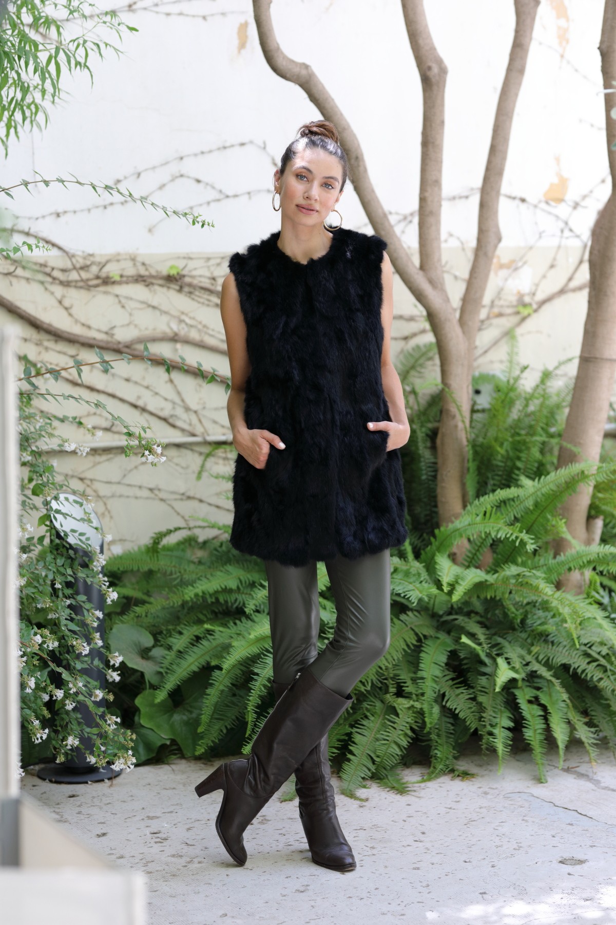 Chaleco Claudia Tallas XS Colores Negro_copiar