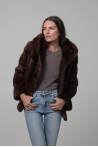 Chaqueta Samantha - 38, Marrón oscuro