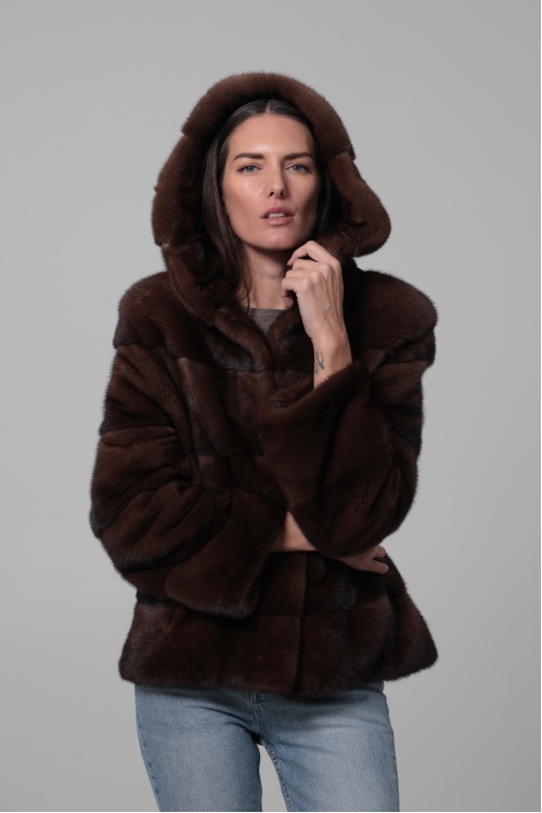 Chaqueta Samantha de piel de visón