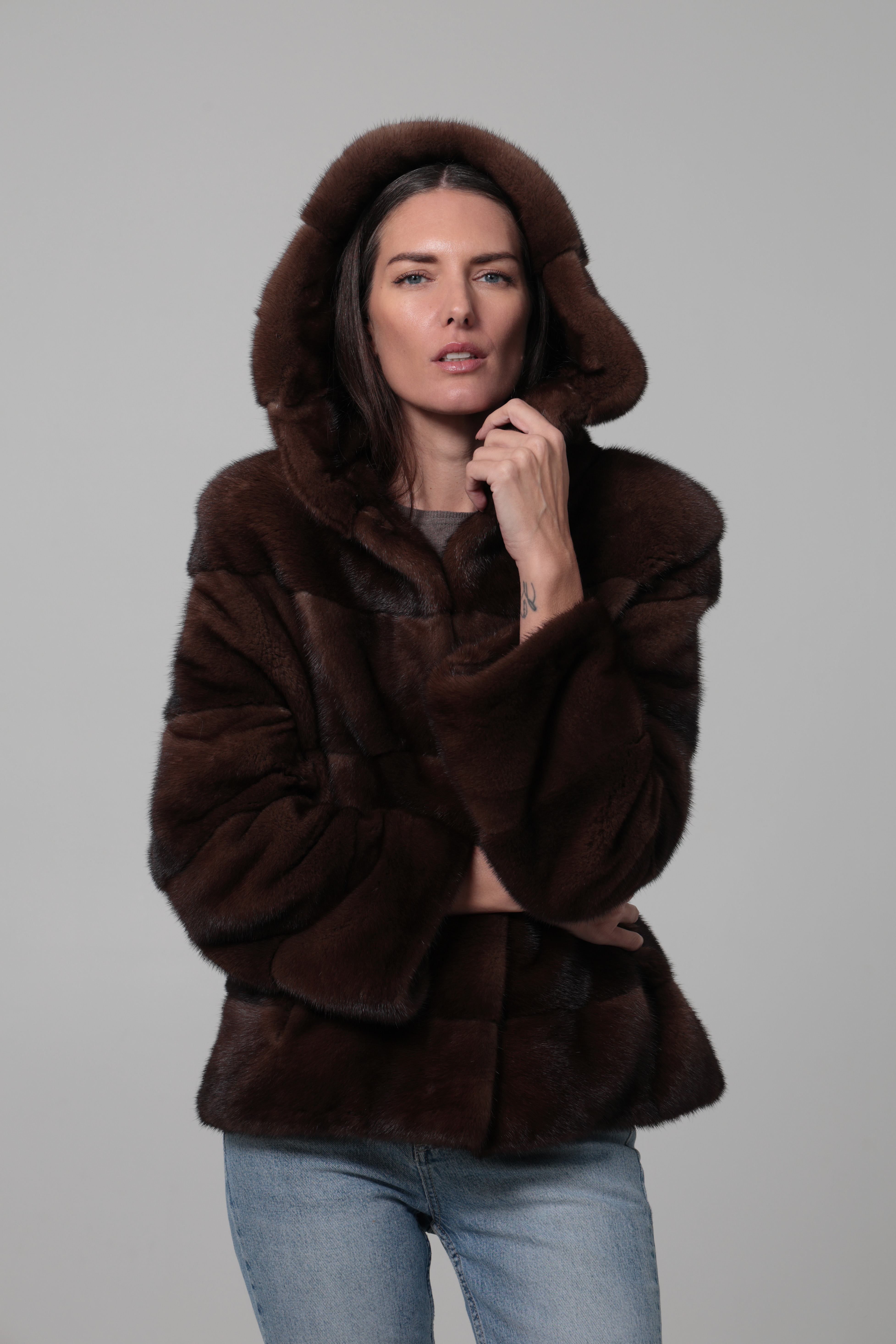 Chaqueta Samantha - 38, Marrón oscuro