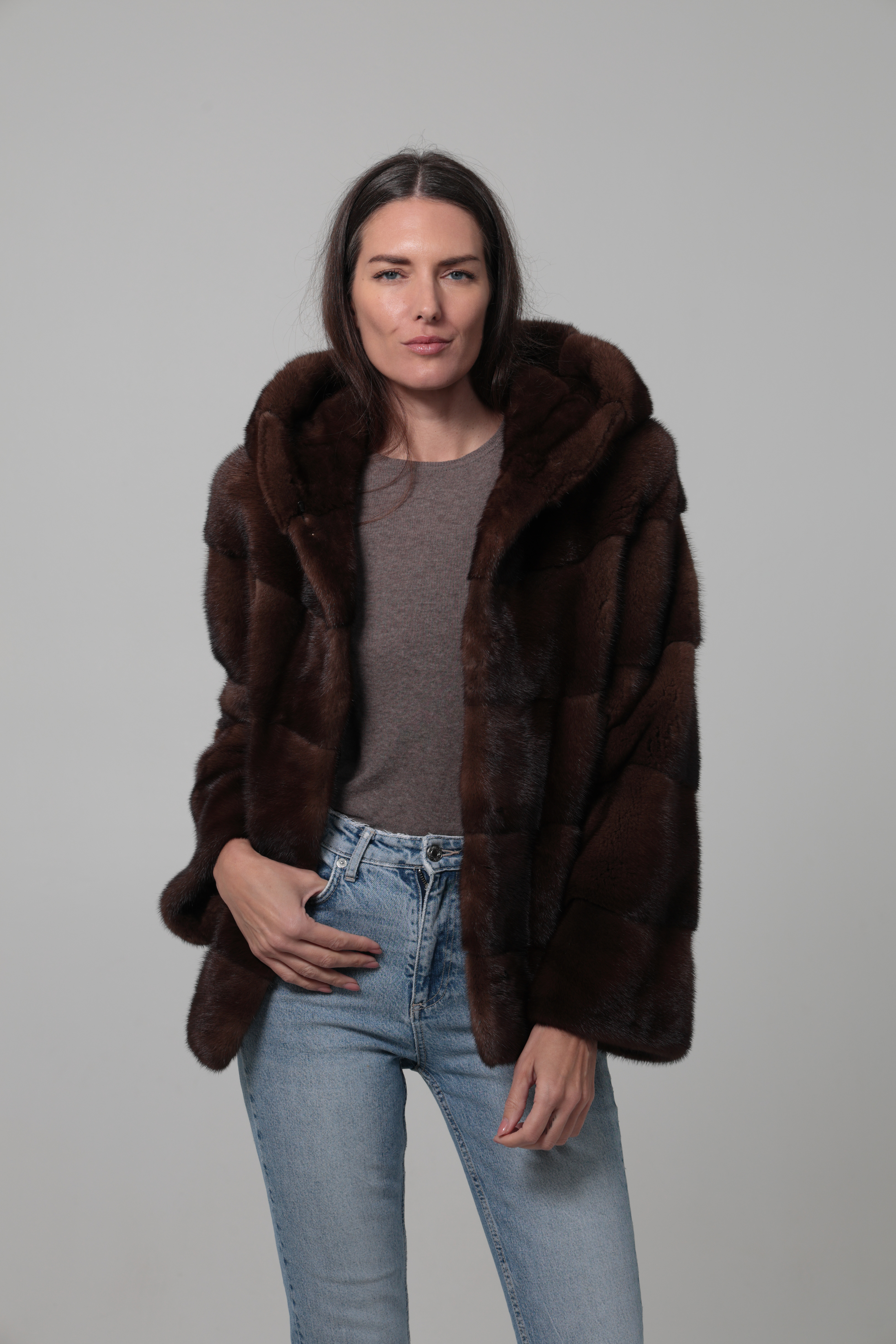 Jaqueta Samantha - Marrón oscuro, 52