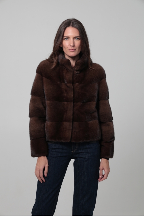 Chaqueta de piel de visón Sandra