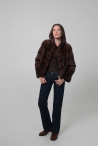 Chaqueta Sandra - 38, Marrón oscuro