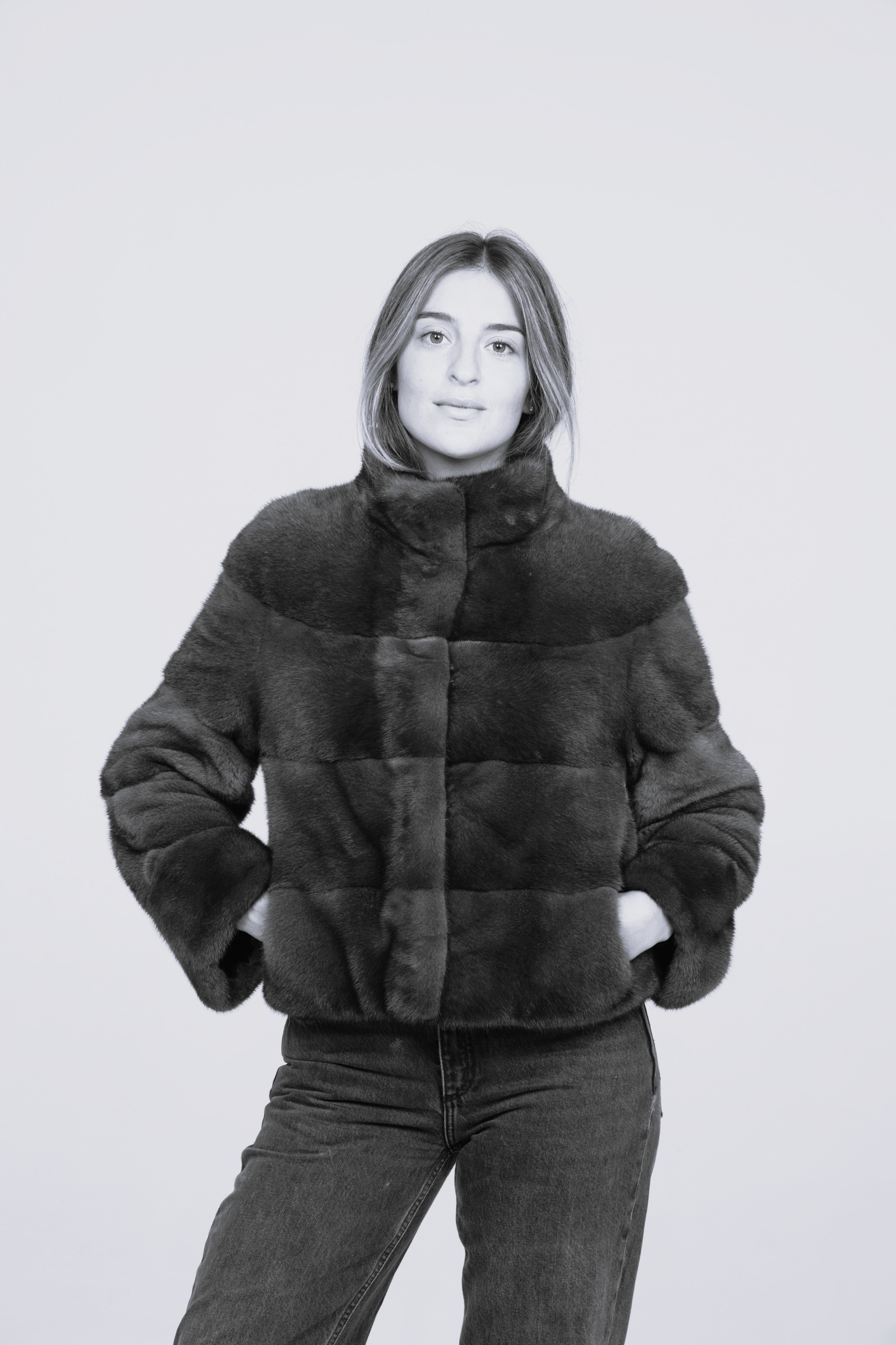 Jaqueta Georgina - Negro, 38, 50 cm