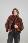 Chaqueta Sonia - 36, Marrón Medio, 50 cm