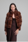 Chaqueta Sonia - 36, Marrón Medio, 50 cm Chaqueta Sonia - 36, Marrón Medio, 50 cm