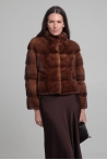 Jacket Sonia - 36, Medium Brown, 50 cm Jacket Sonia - 36, Medium Brown, 50 cm