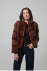 Chaqueta Sonia - 36, Marrón Medio, 50 cm Chaqueta Sonia - 36, Marrón Medio, 50 cm