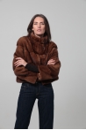 Chaqueta Sonia - 36, Marrón Medio, 50 cm