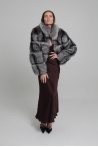 Chaqueta Tess - S, Gris argenté