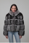 Chaqueta Tess - S, Gris argenté