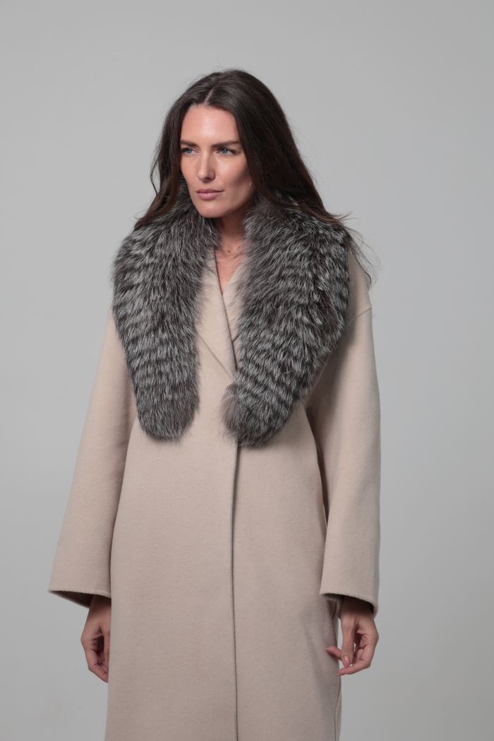 Coll Dakota - Talla única, Gris argenté