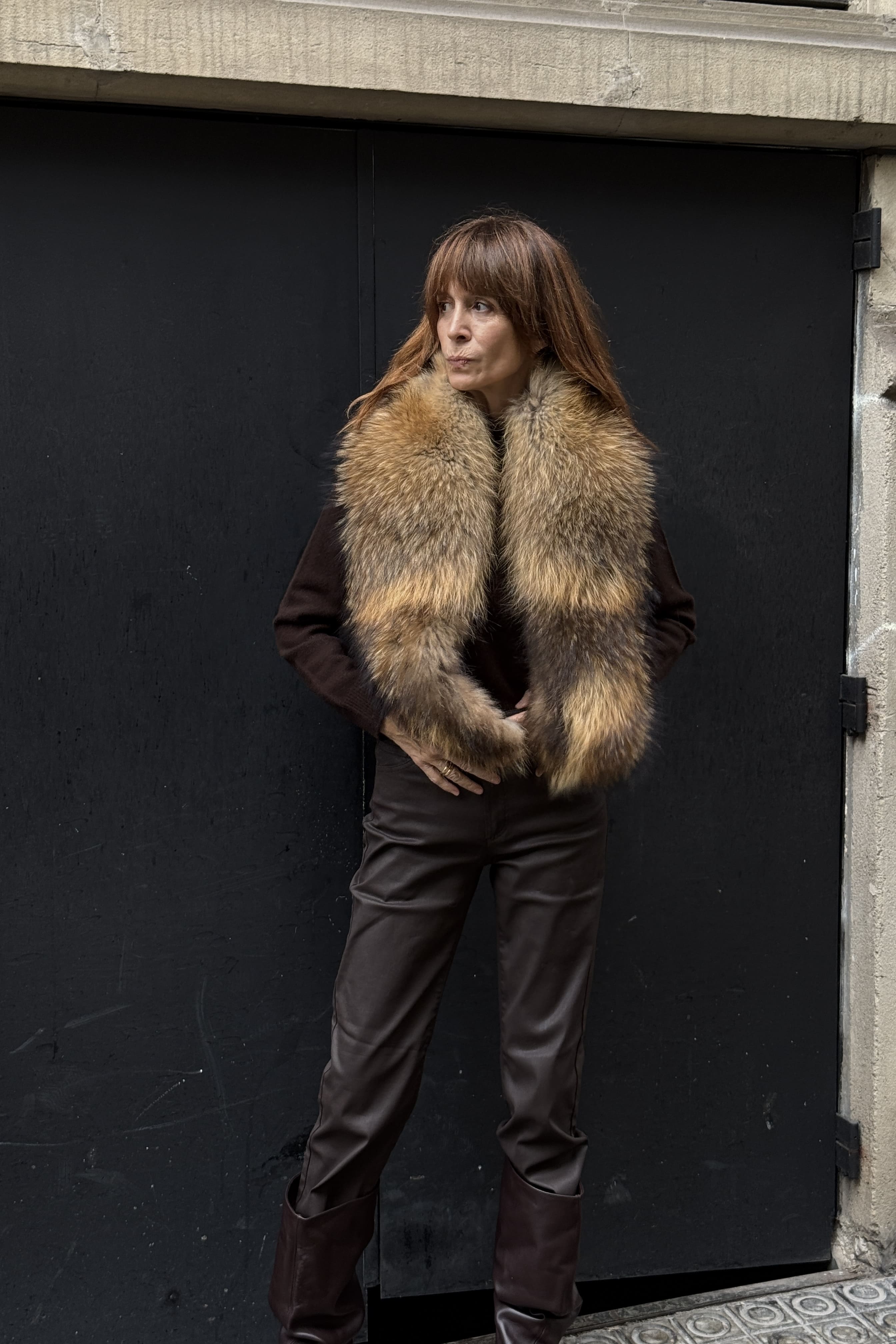 Stole  Leyla - One size, Beige