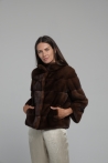 Jacket Greta - 34, Dark brown