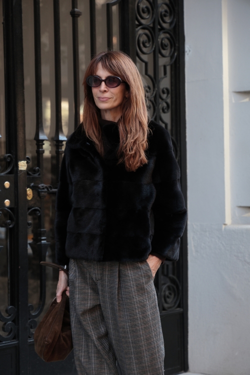 Chaqueta de piel de visón Cate