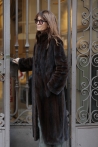 Coat Kay - 34, Dark brown