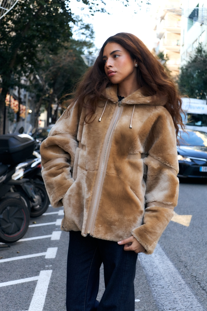Chaqueta reversible Lauren - 38, Camel