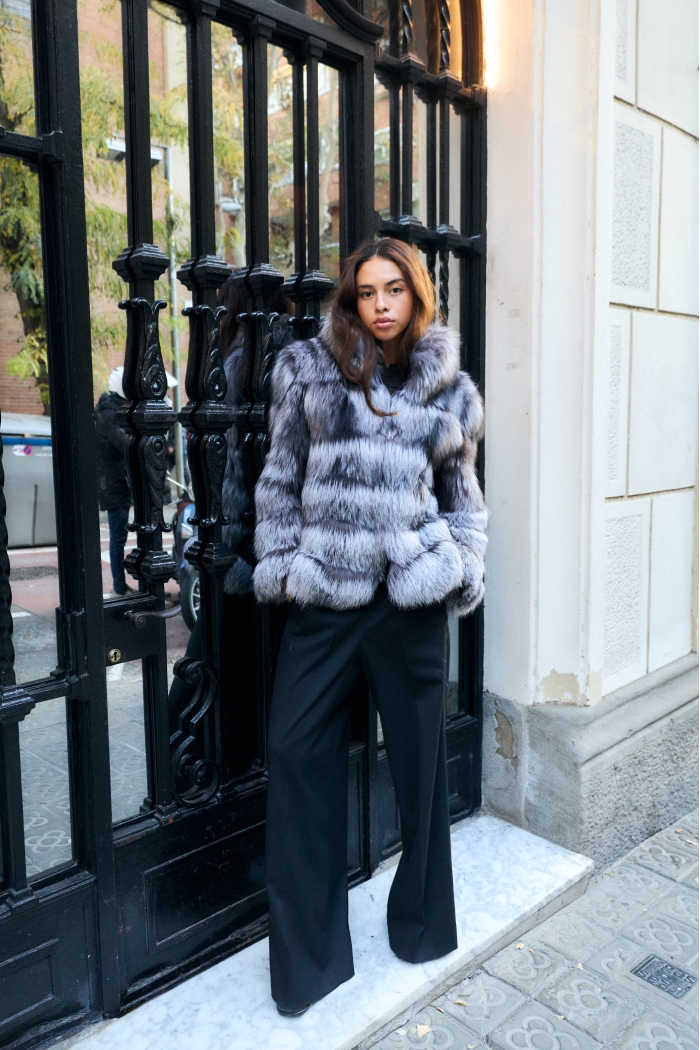 Jacket Milan - S, Argente gray