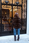 Chaqueta Violet - 38, Marrón oscuro