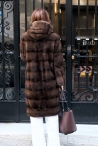 Coat Joan - 34, Dark brown