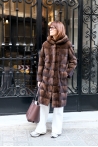 Coat Joan - 34, Dark brown