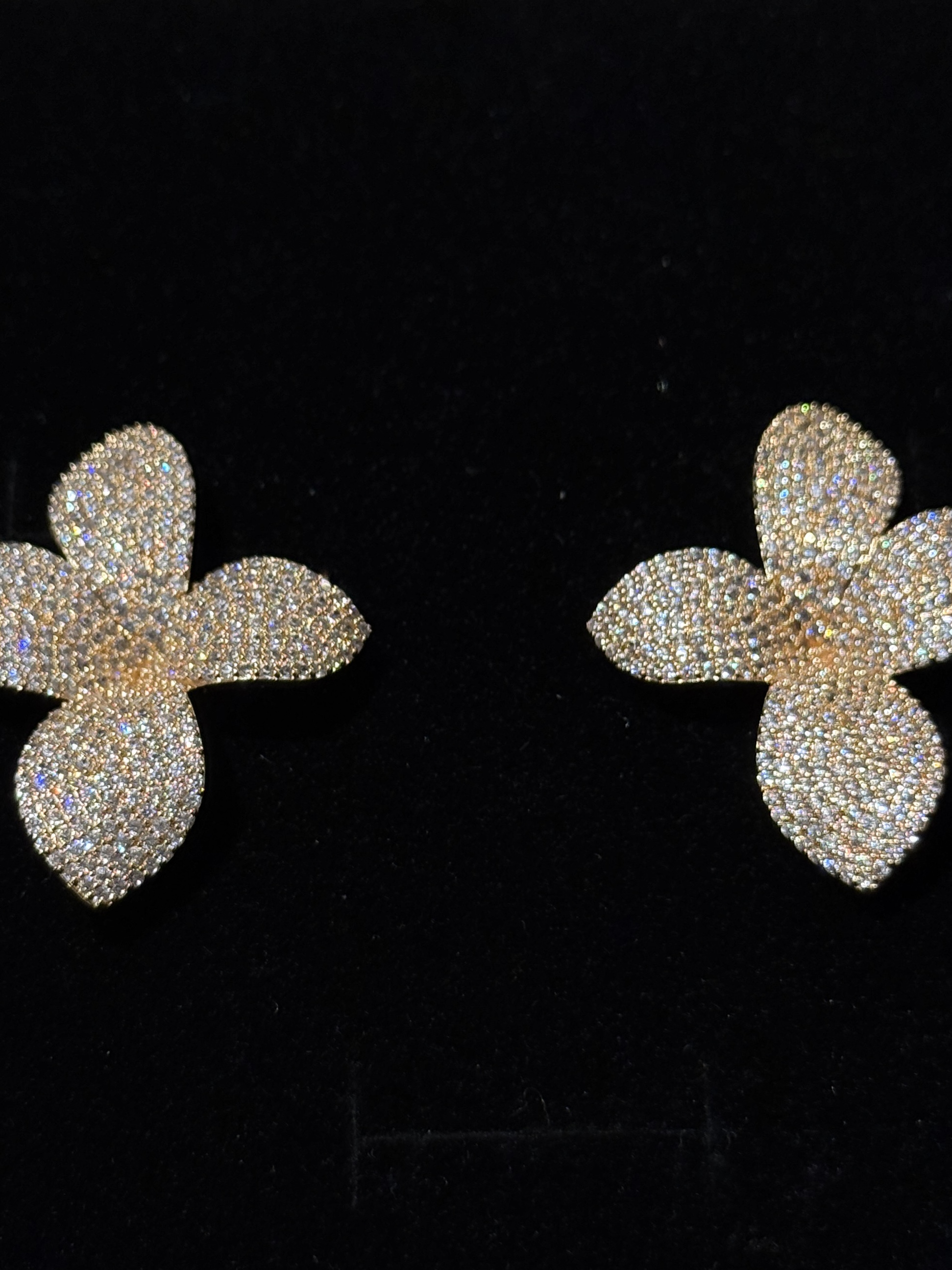 Boucle d'oreille Tina - Une taille, Dorée