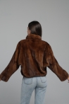 Short jacket Miranda - 34, Medium Brown