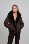 Veste Charlotte - S, Brun foncé
