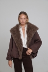 Veste Ayla - S, Brun foncé
