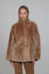 Veste réversible Elodie - S, Caramel