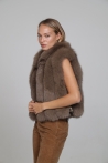 Vest Laura - S, Light Brown