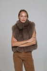 Vest Laura - S, Light Brown