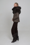Étole Dana_copiar - Une taille, Taupe