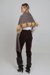 Estola Ester - Talla única, Marró Tabac