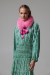 Coll Sara - Talla única, Fucsia